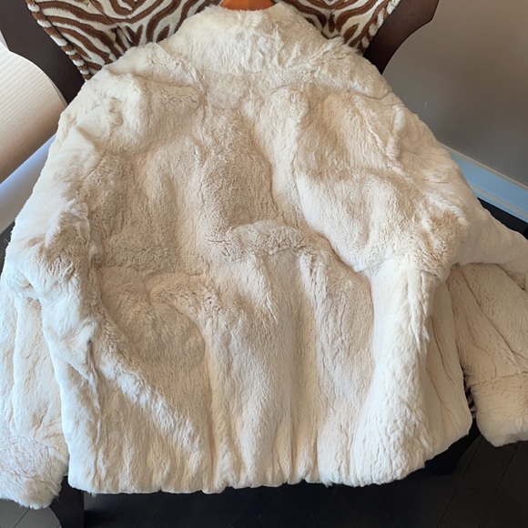 Genuine Rabbit Fur Coat - Picture 5 of 15